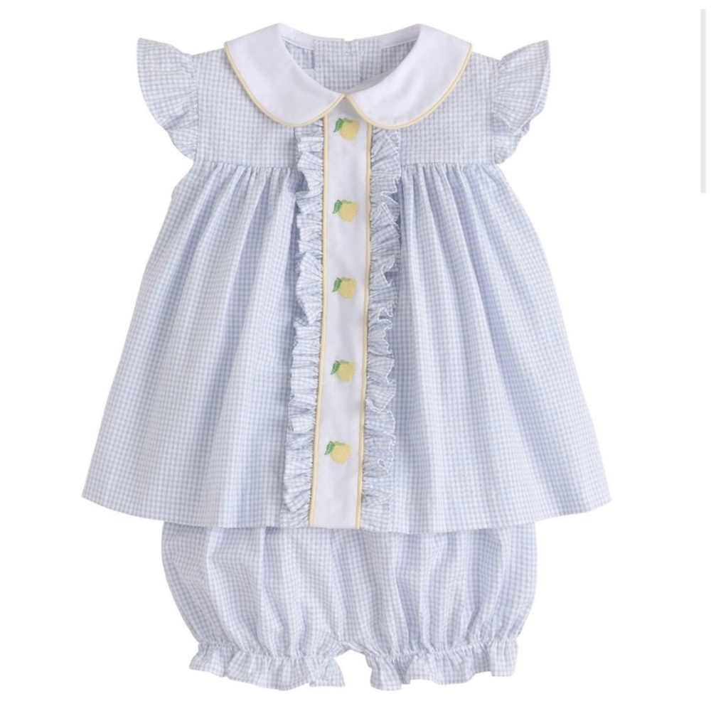 Little English Lemon Sally Bloomer Set 4T